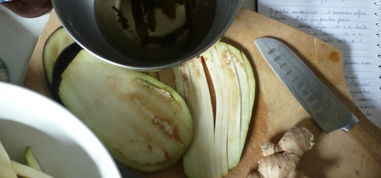 Belle aubergine, à la japonaise je t’apprêterai Belle aubergine, à la japonaise je t’apprêterai